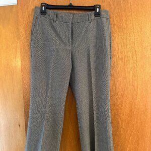 Ann Taylor Trouser Size 6P Black White